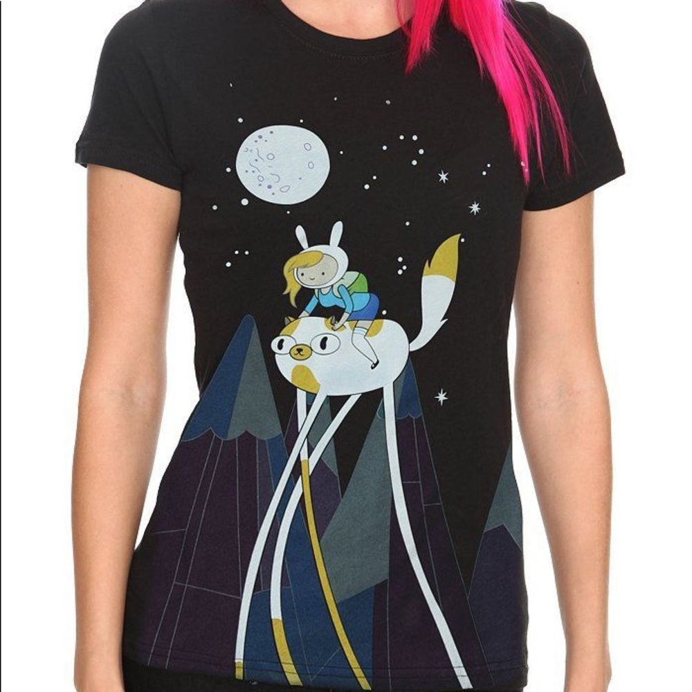 Fionna and Cake Adventure Time Ladies XL shirt 🌟